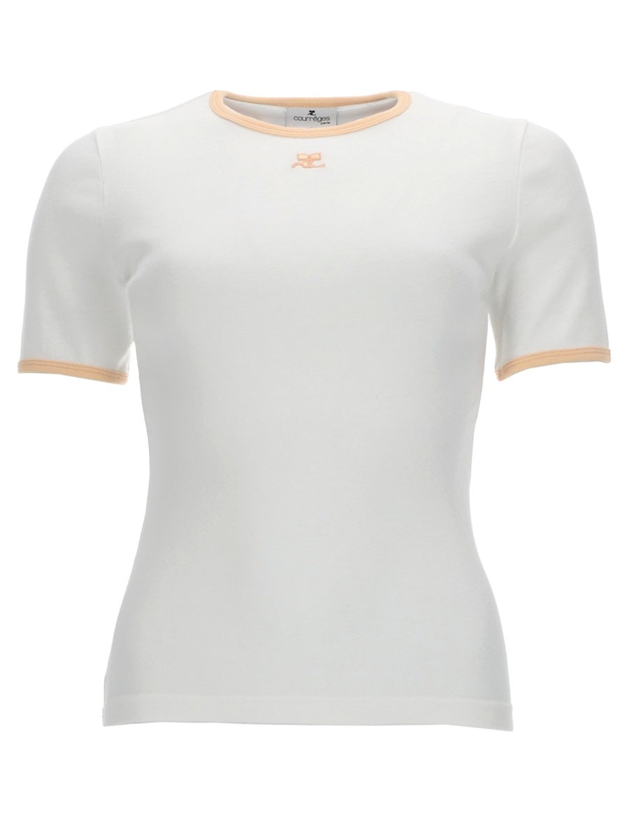 Courreges T Shirt Con Logo