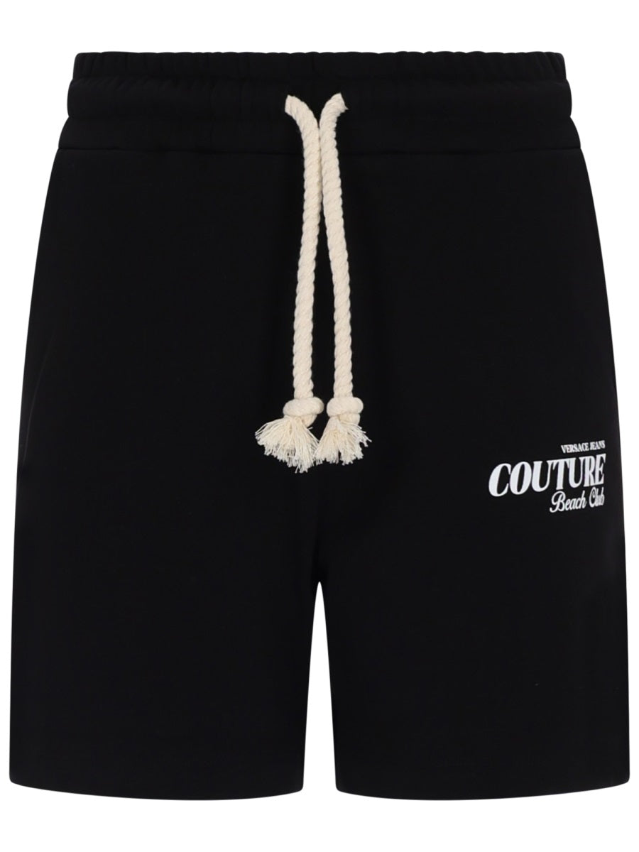 Versace Jeans Couture Shorts Con Logo