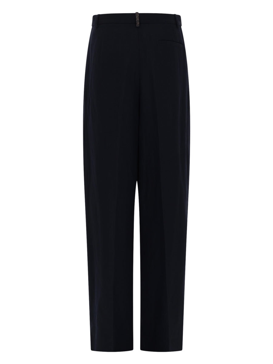 Fabiana Filippi Pantalone Sartoriale In Misto Lino