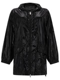 Laminar Parka Corto Con Cappuccio