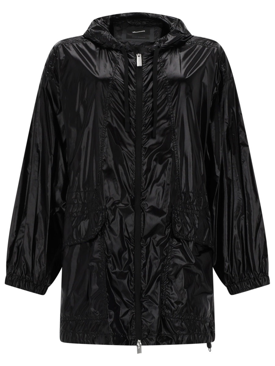 Laminar Parka Corto Con Cappuccio