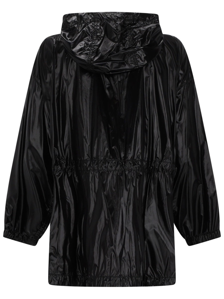 Laminar Parka Corto Con Cappuccio