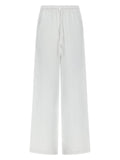120% Lino Pantalone Ampio In Lino