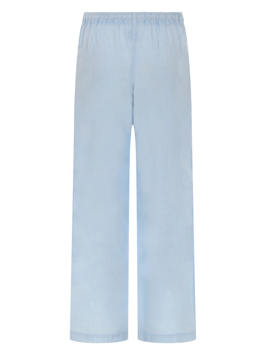 120% Lino Pantalone Ampio In Lino