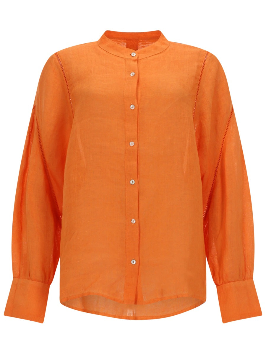120% Lino Camicia In Lino