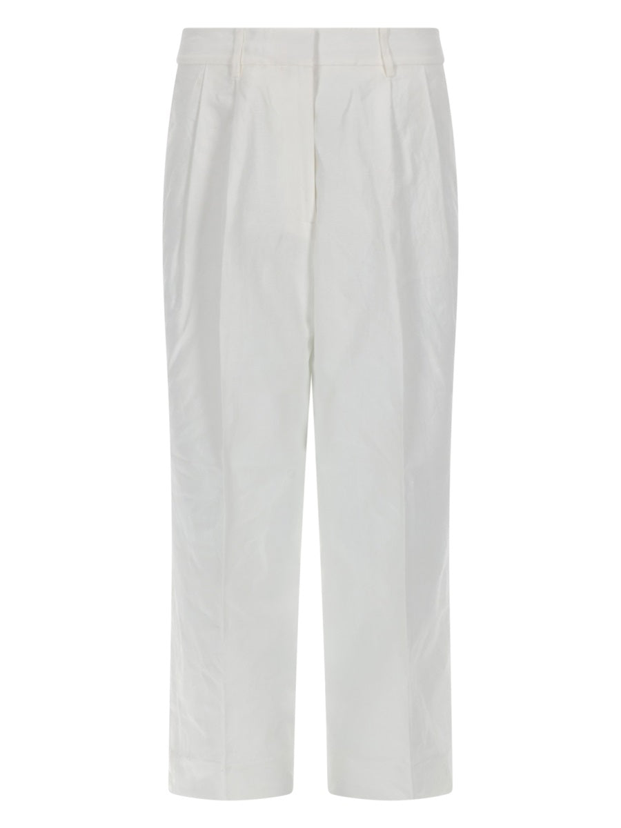 Michael By Michael Kors Pantalone Sartoriale In Lino