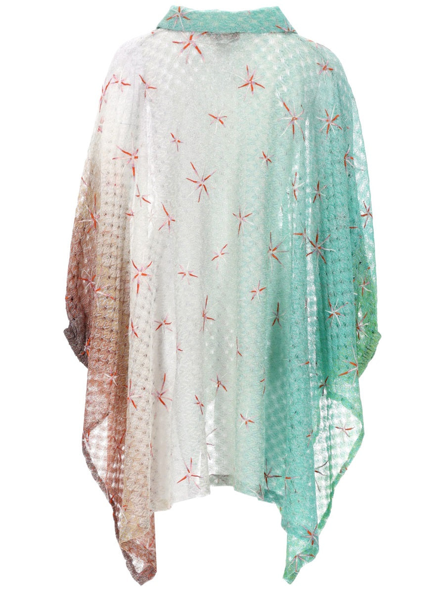 Missoni Copricostume Corto In Viscosa Lamé
