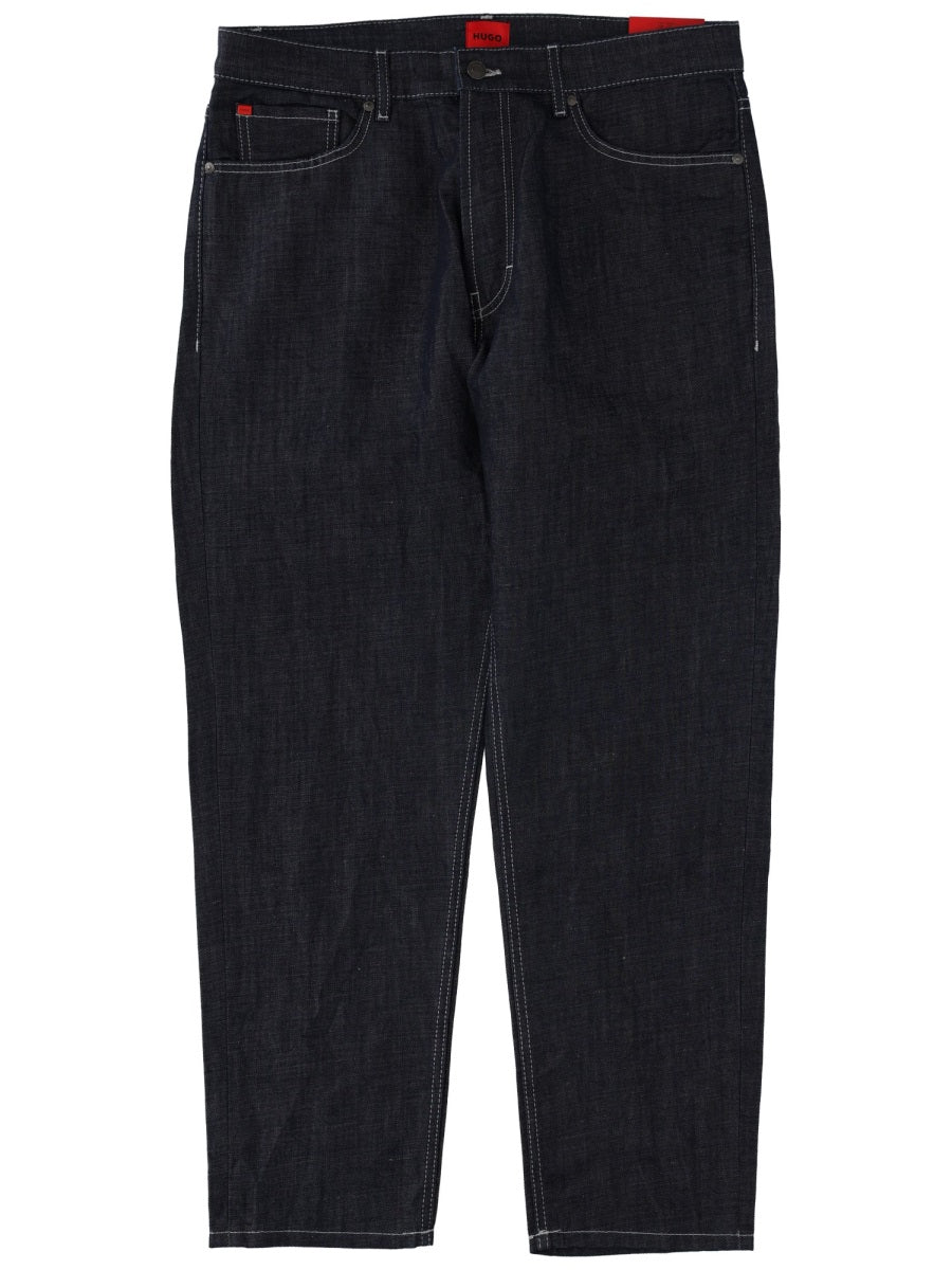 Hugo Jeans In Denim Di Cotone