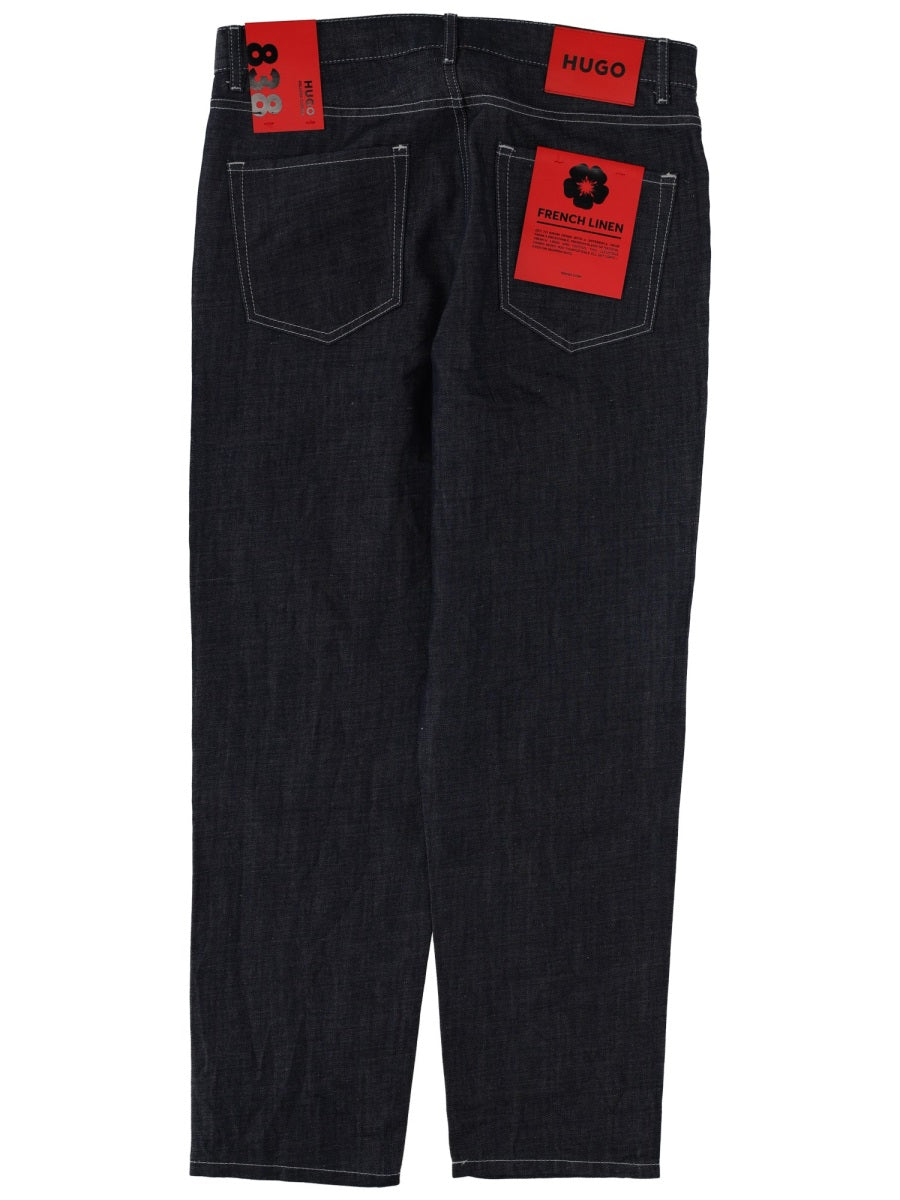 Hugo Jeans In Denim Di Cotone