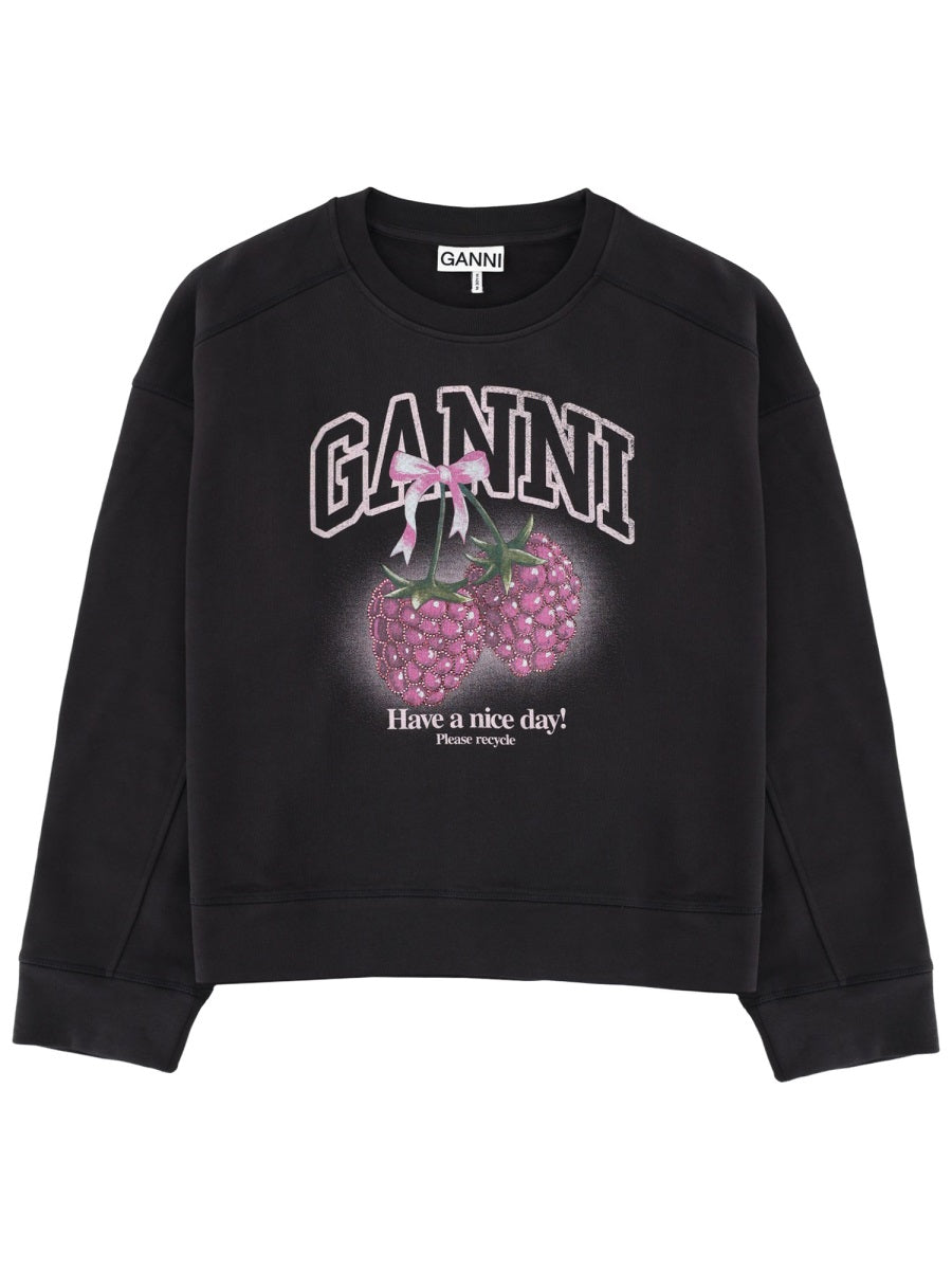 Ganni Felpa "Raspberry"