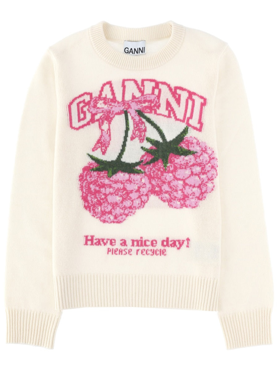 Ganni Maglia "Raspberry"