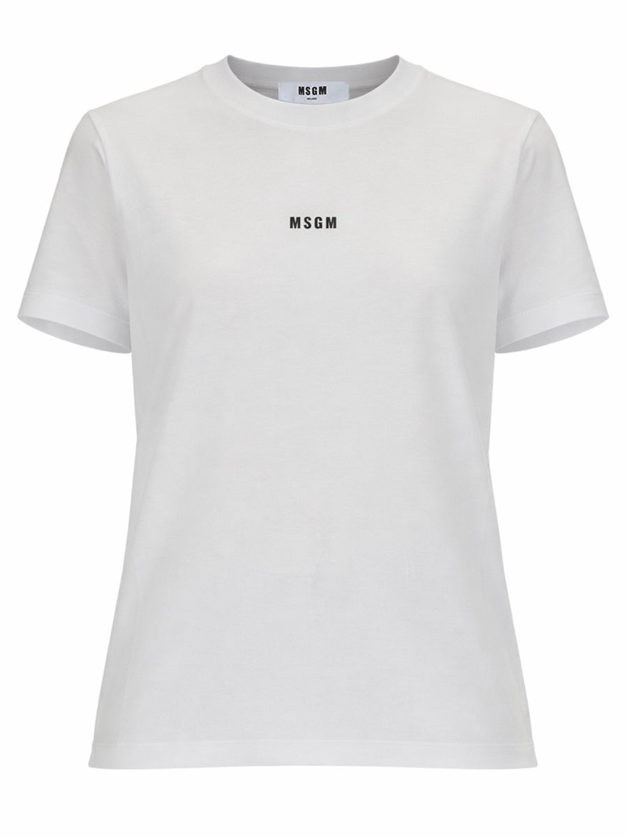 Msgm T Shirt Con Micro Logo