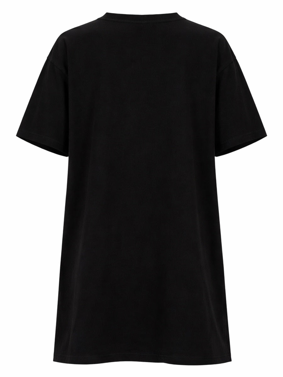 Msgm Abito Con Logo Pennellato