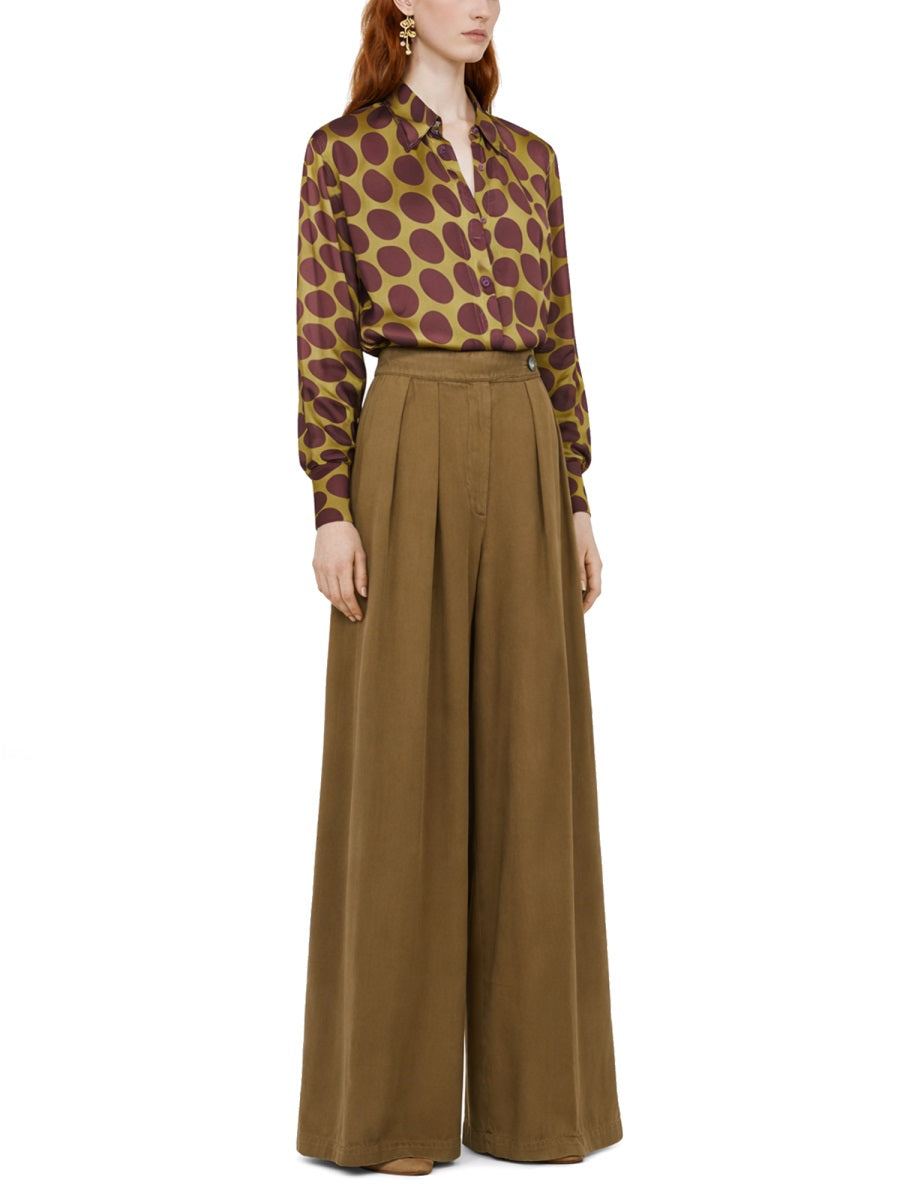 Dries Van Noten Pantalone Sartoriale Con Pieghe