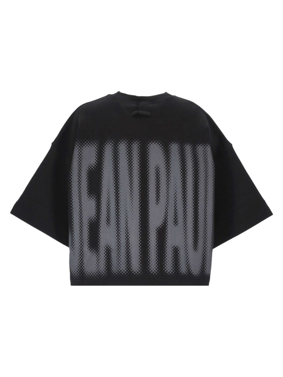 Jean Paul Gaultier T Shirt Cropped Con Logo