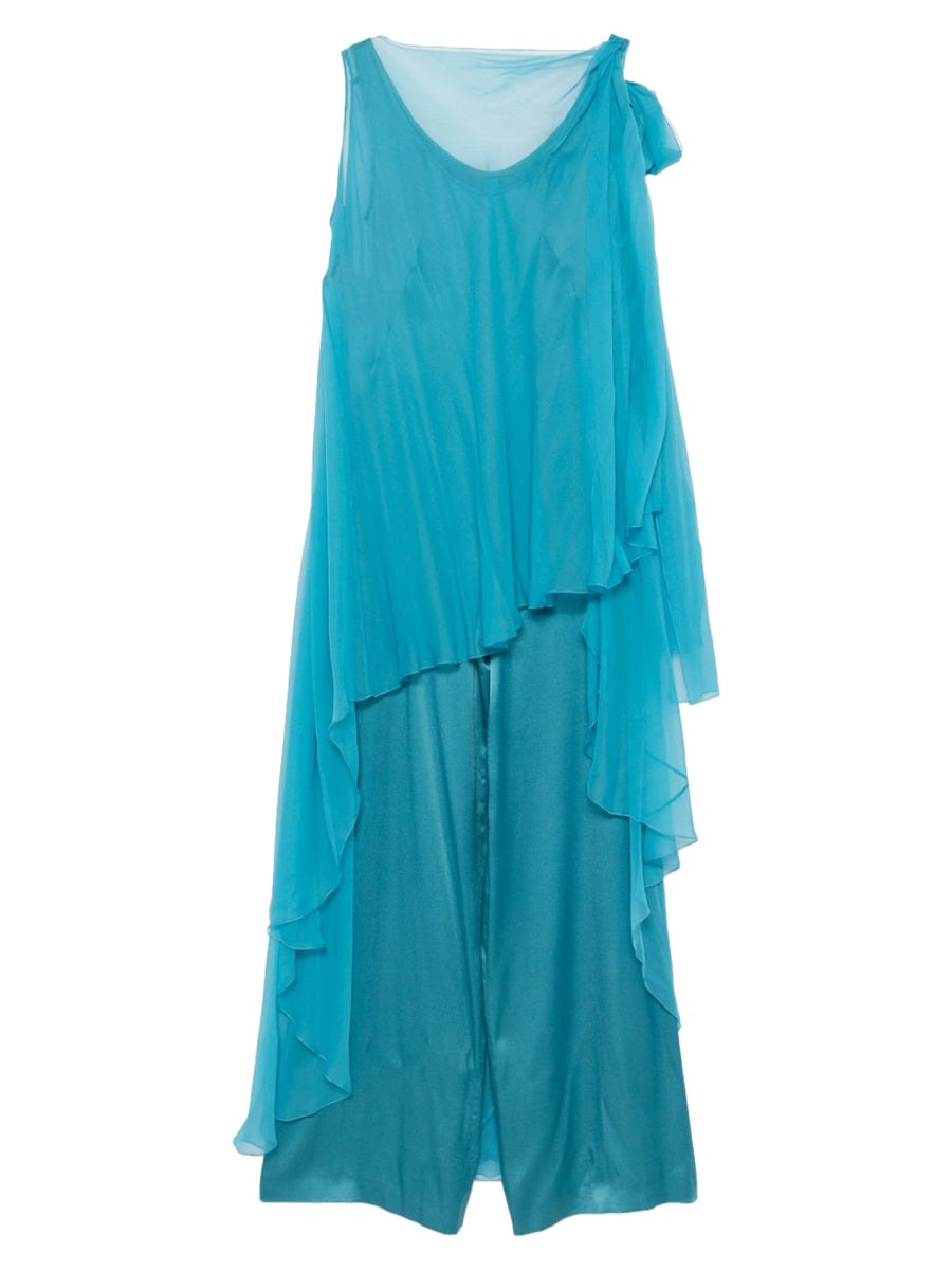 Alberta Ferretti Jumpsuit In Misto Seta