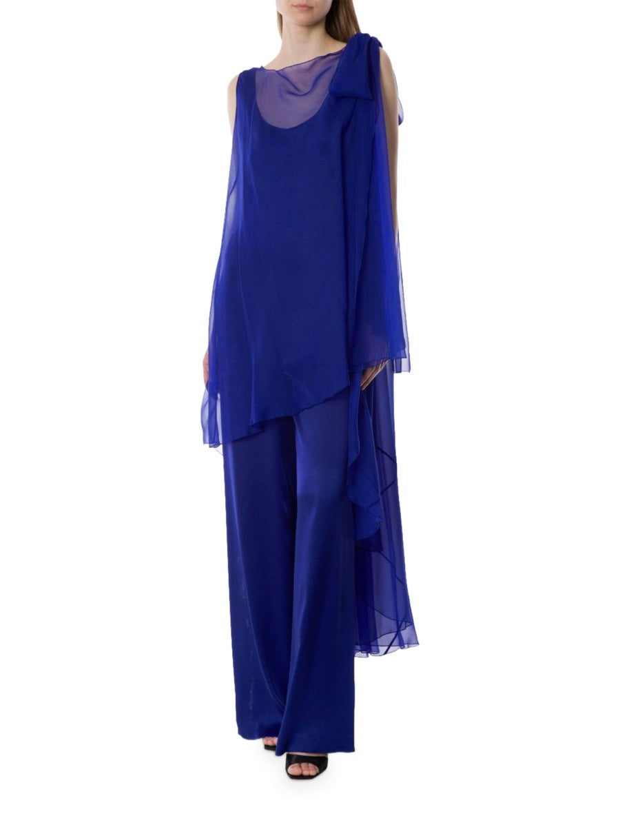 Alberta Ferretti Jumpsuit In Misto Seta