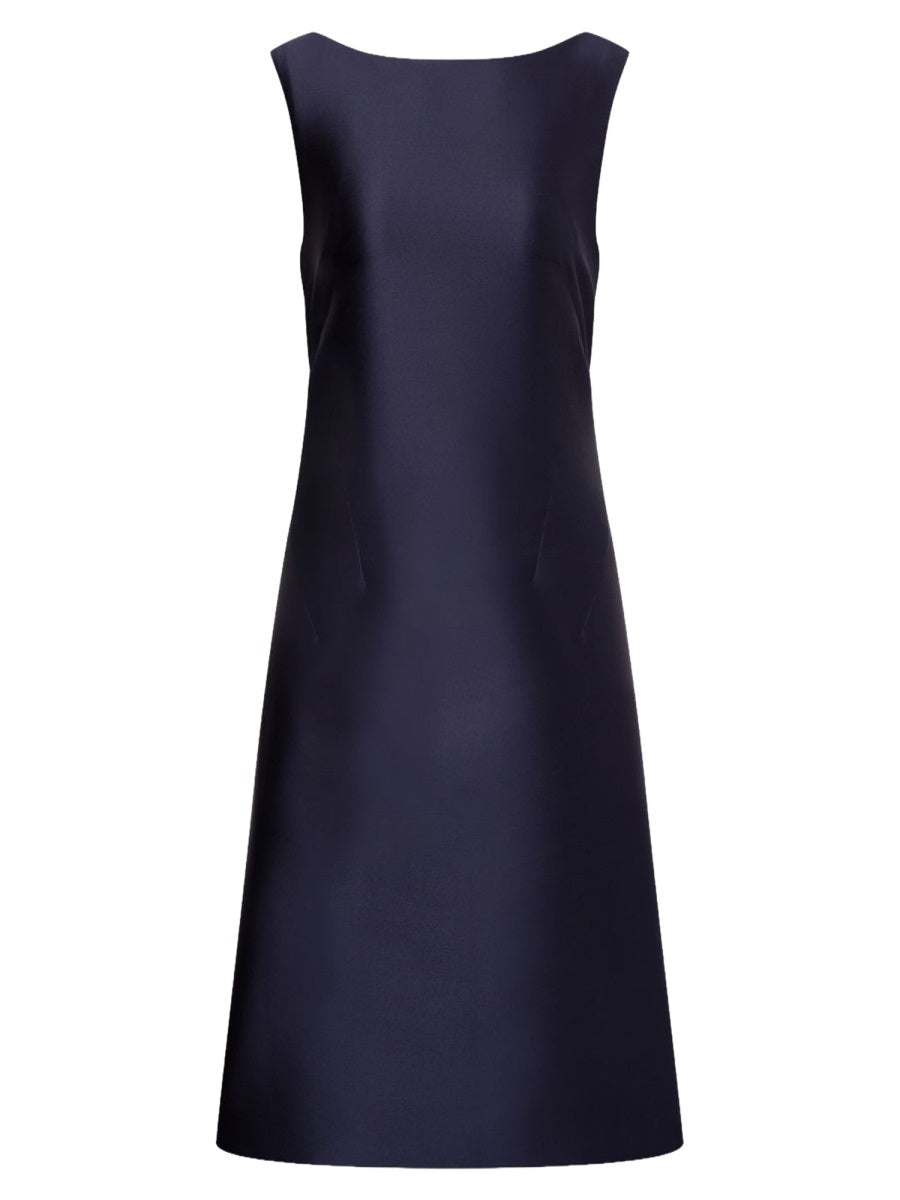 Alberta Ferretti Abito Midi In Raso