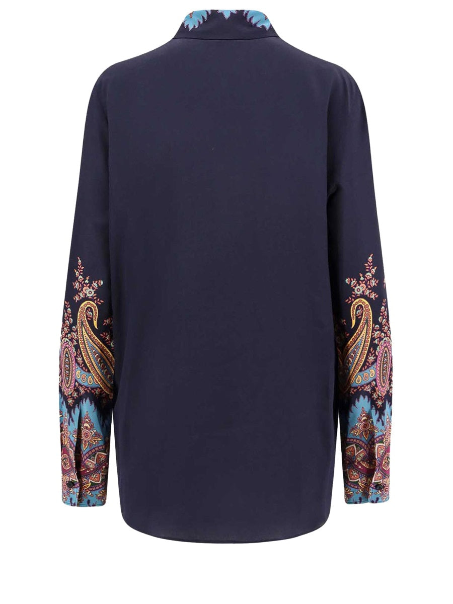 Etro Camicia Con Stampa Floreale