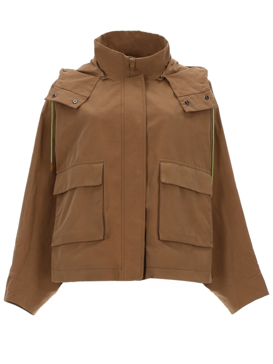 Herno Parka Corto Con Cappuccio