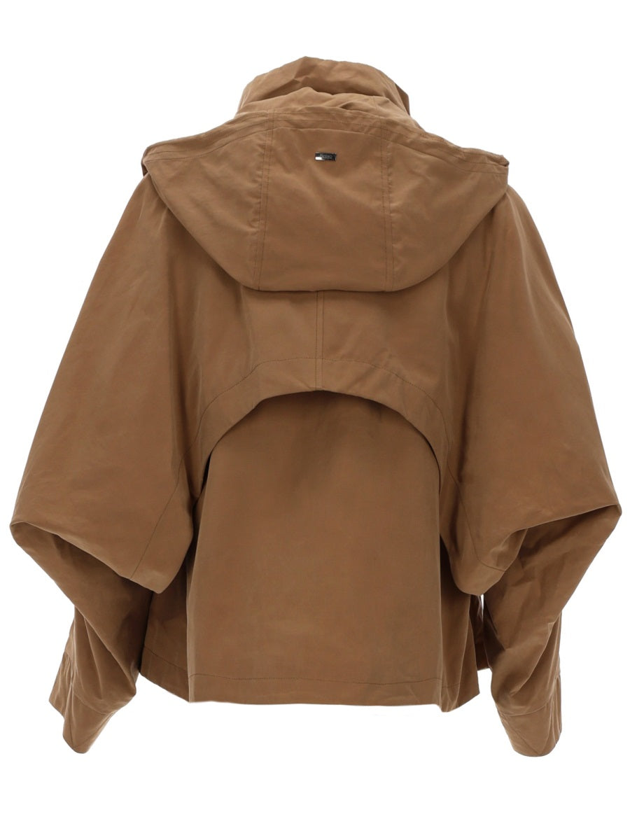 Herno Parka Corto Con Cappuccio