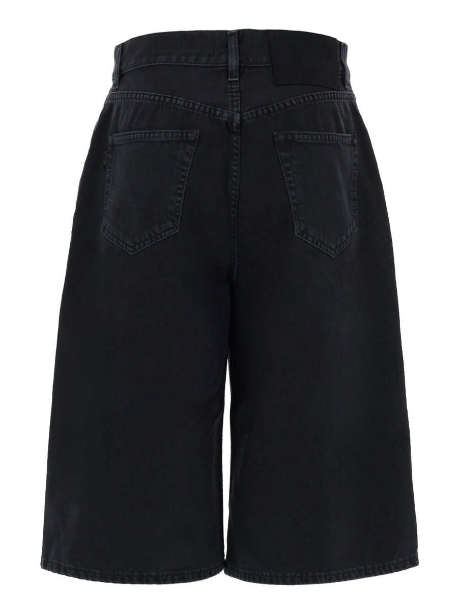 Haikure Shorts In Denim Di Cotone