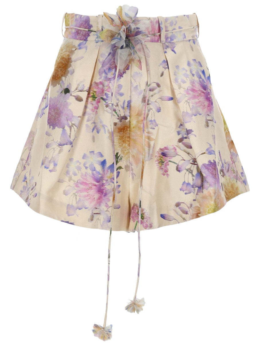 Zimmermann Shorts "Luna Tuck"