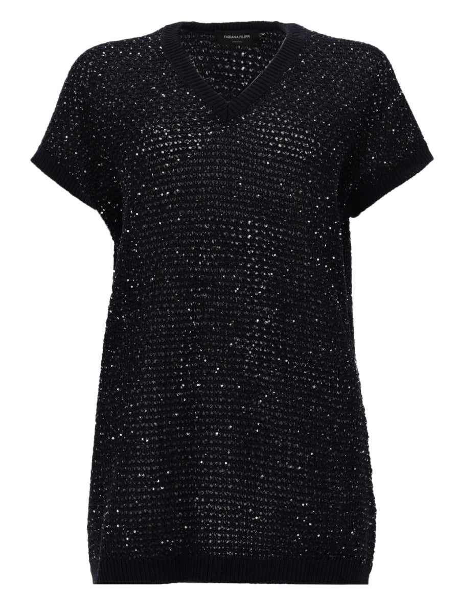 Fabiana Filippi Maglia Con Paillettes