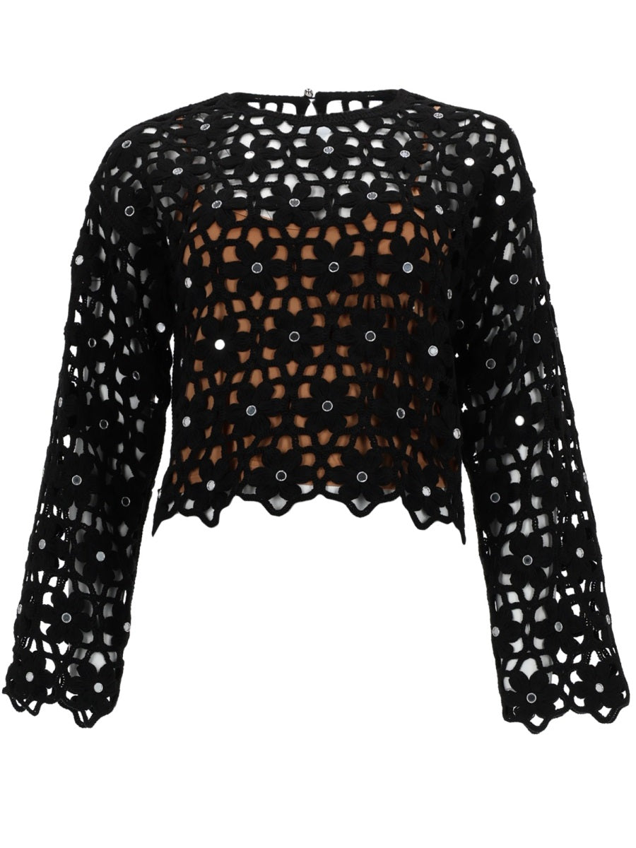 Michael By Michael Kors Top In Crochet
