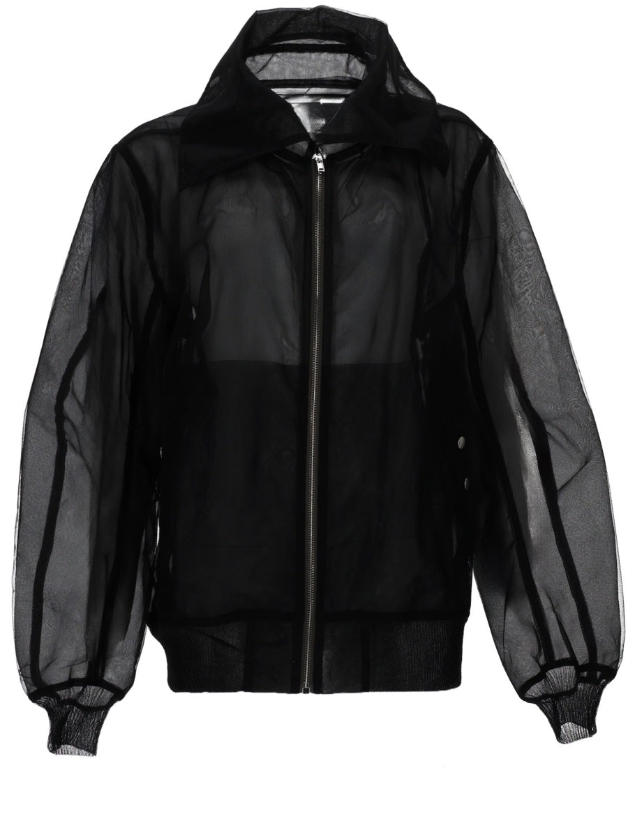 Rick Owens Giacca Bomber "Dracucollar Flight"