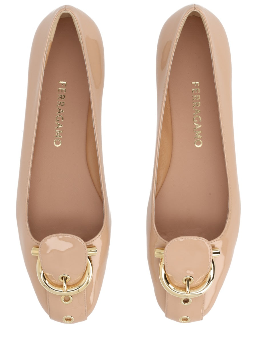 Ferragamo Ballerina "Gancini"