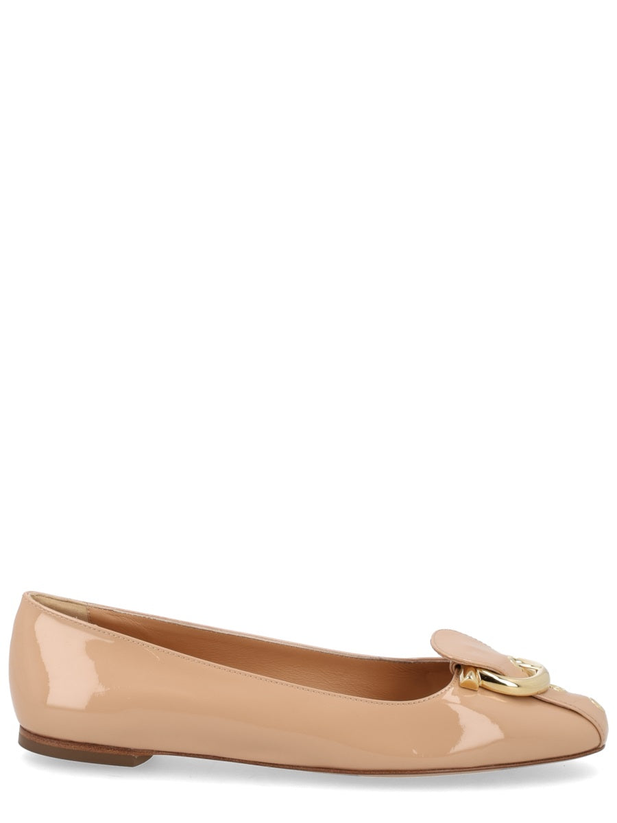 Ferragamo Ballerina "Gancini"