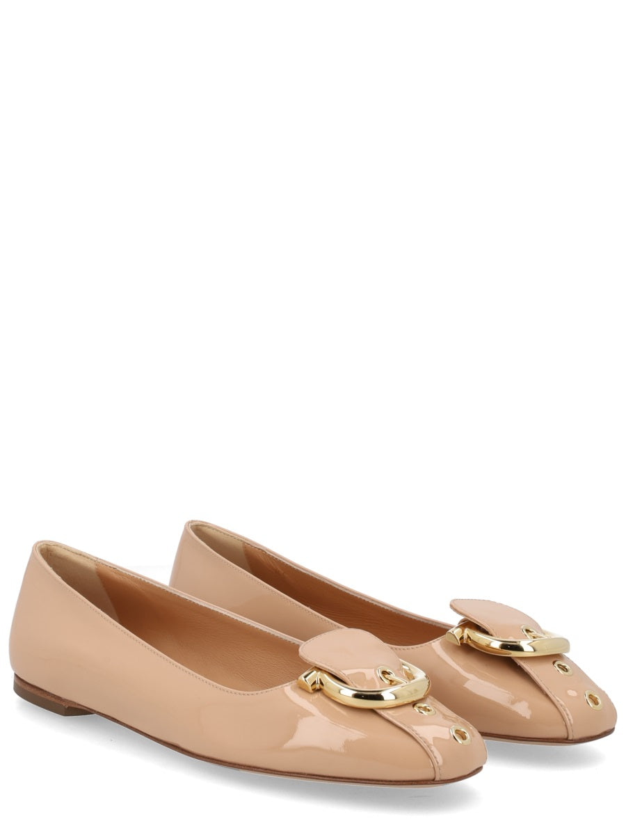 Ferragamo Ballerina "Gancini"