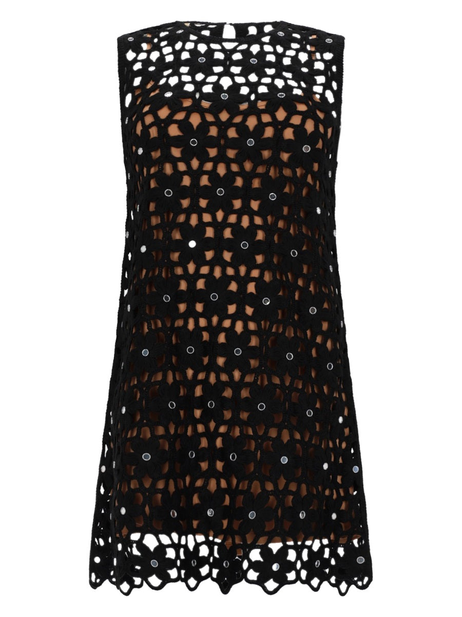 Michael By Michael Kors Mini Abito In Crochet