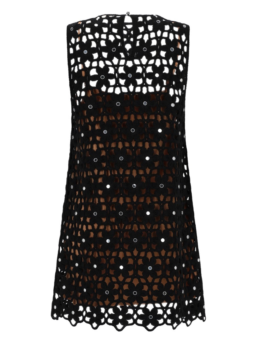 Michael By Michael Kors Mini Abito In Crochet