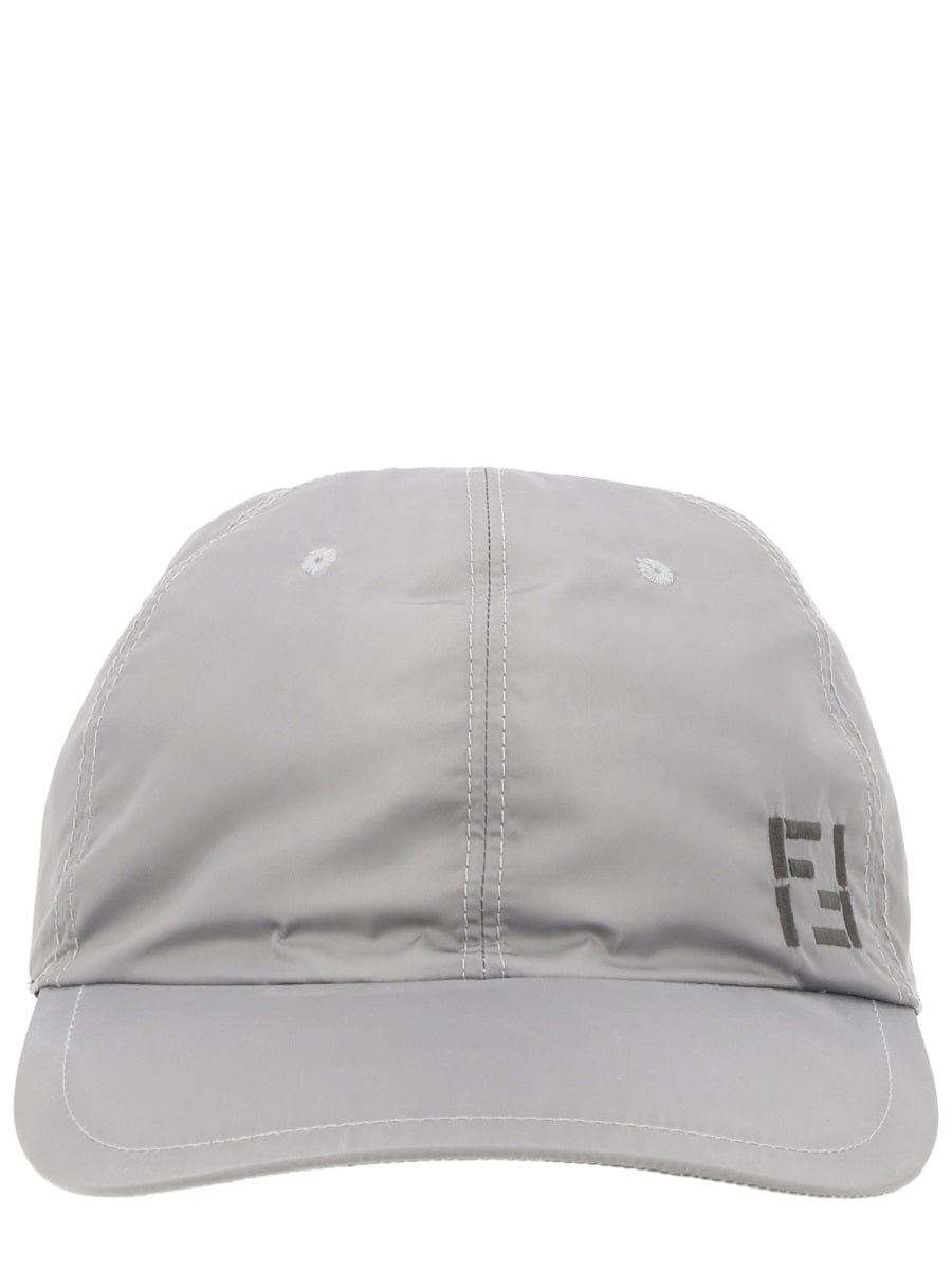 Fendi Cappello Da Baseball Con Logo