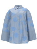 Rotate Birger Christensen Camicia Oversize Con Dettoglio Floreale