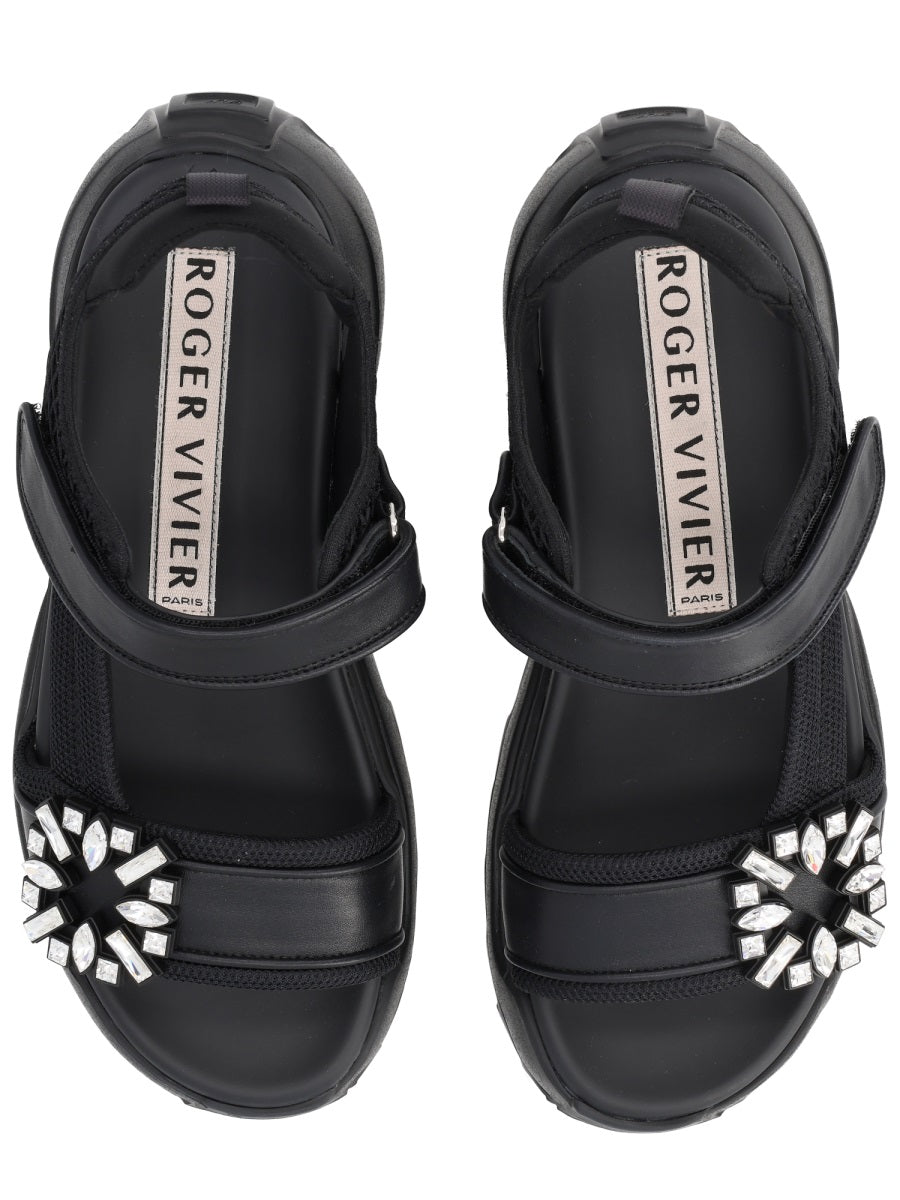 Roger Vivier Sandalo "Viv On The Run"