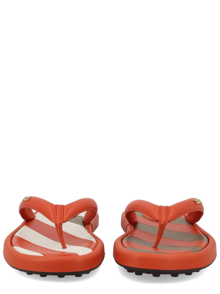 Tod's Sandalo Infradito Con Logo