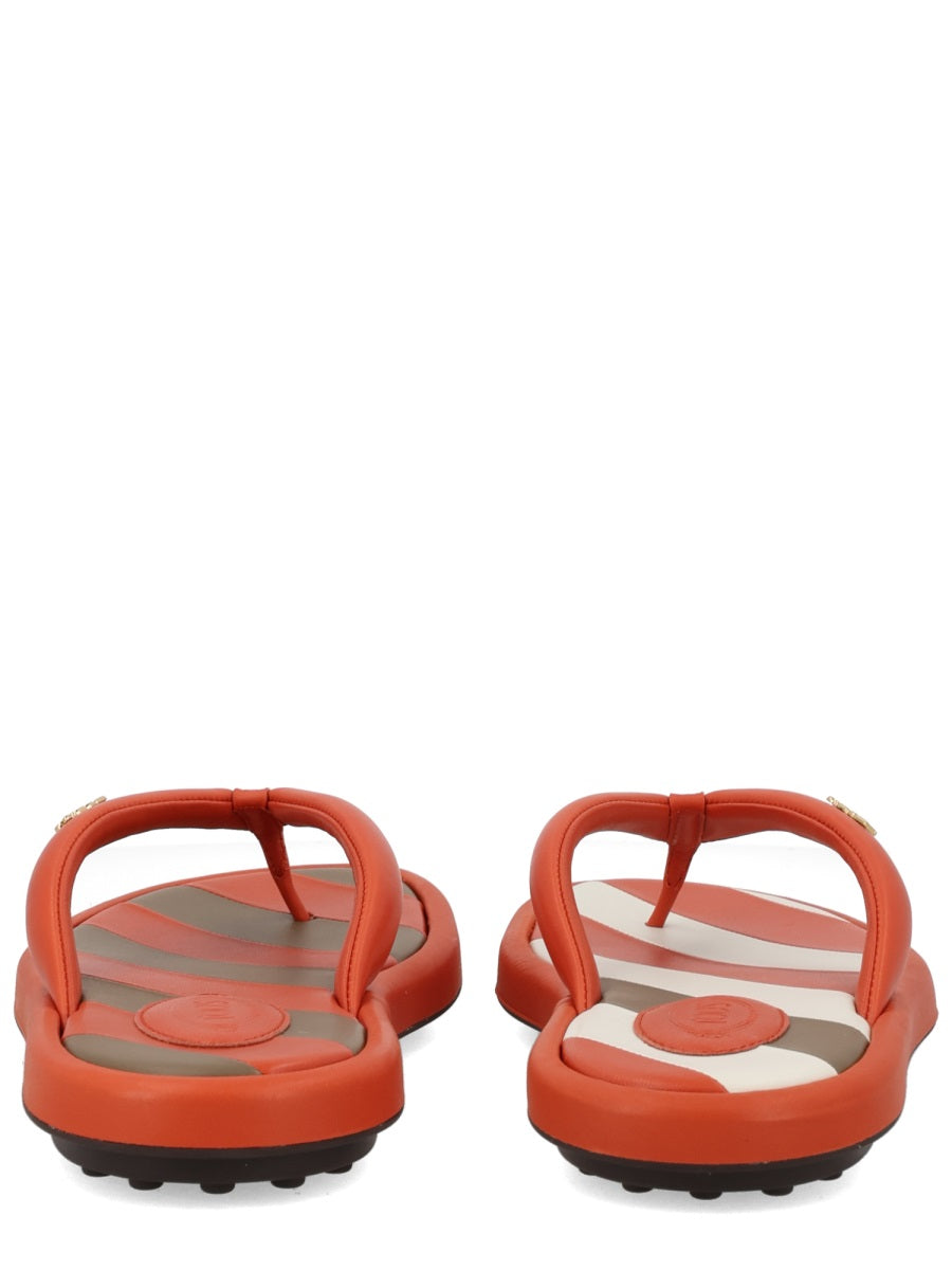 Tod's Sandalo Infradito Con Logo