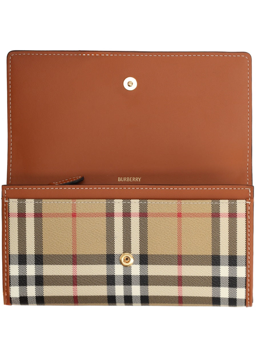Burberry Portafoglio "Continental Check"