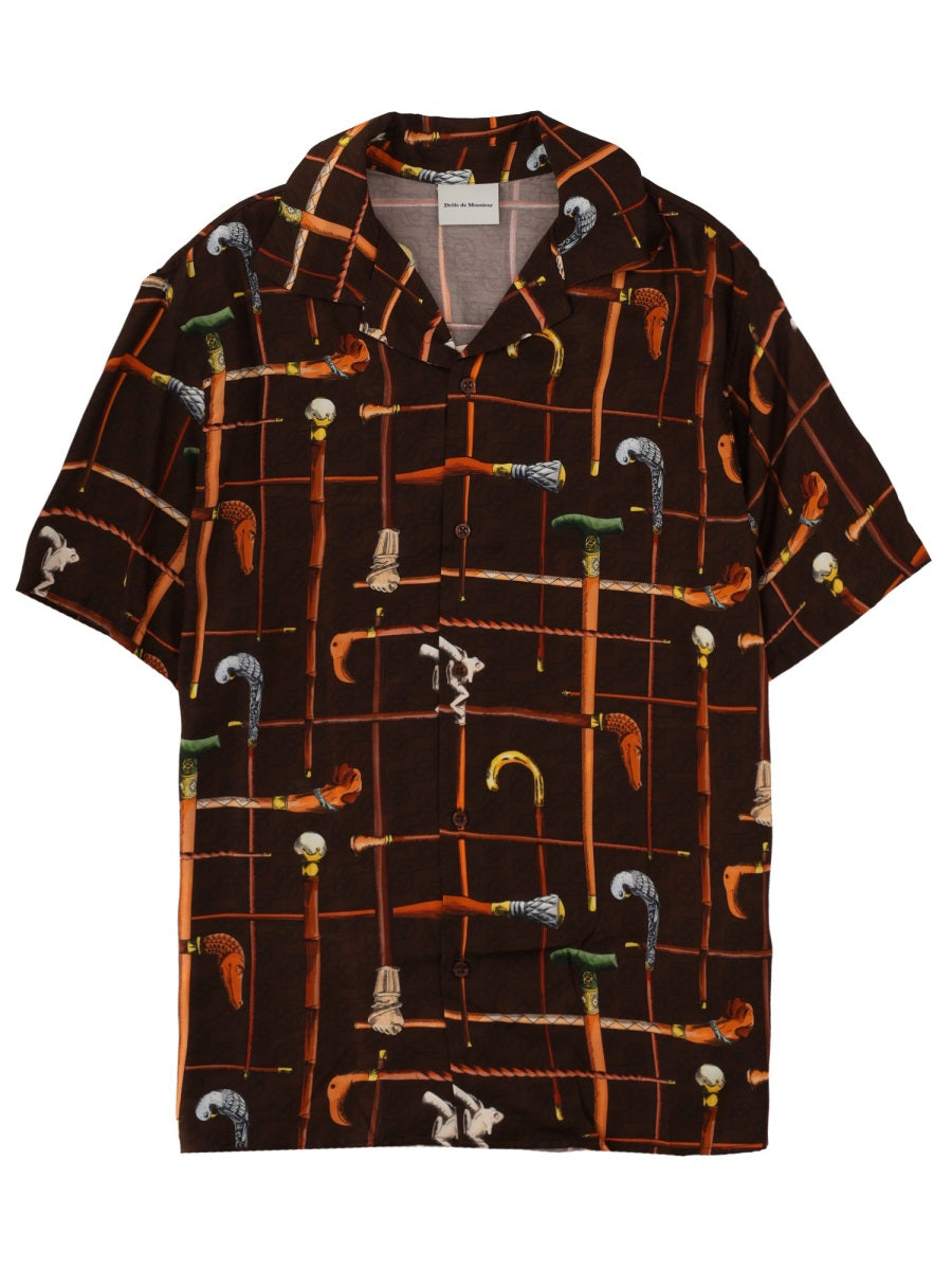 Drôle De Monsieur Camicia Con Stampa