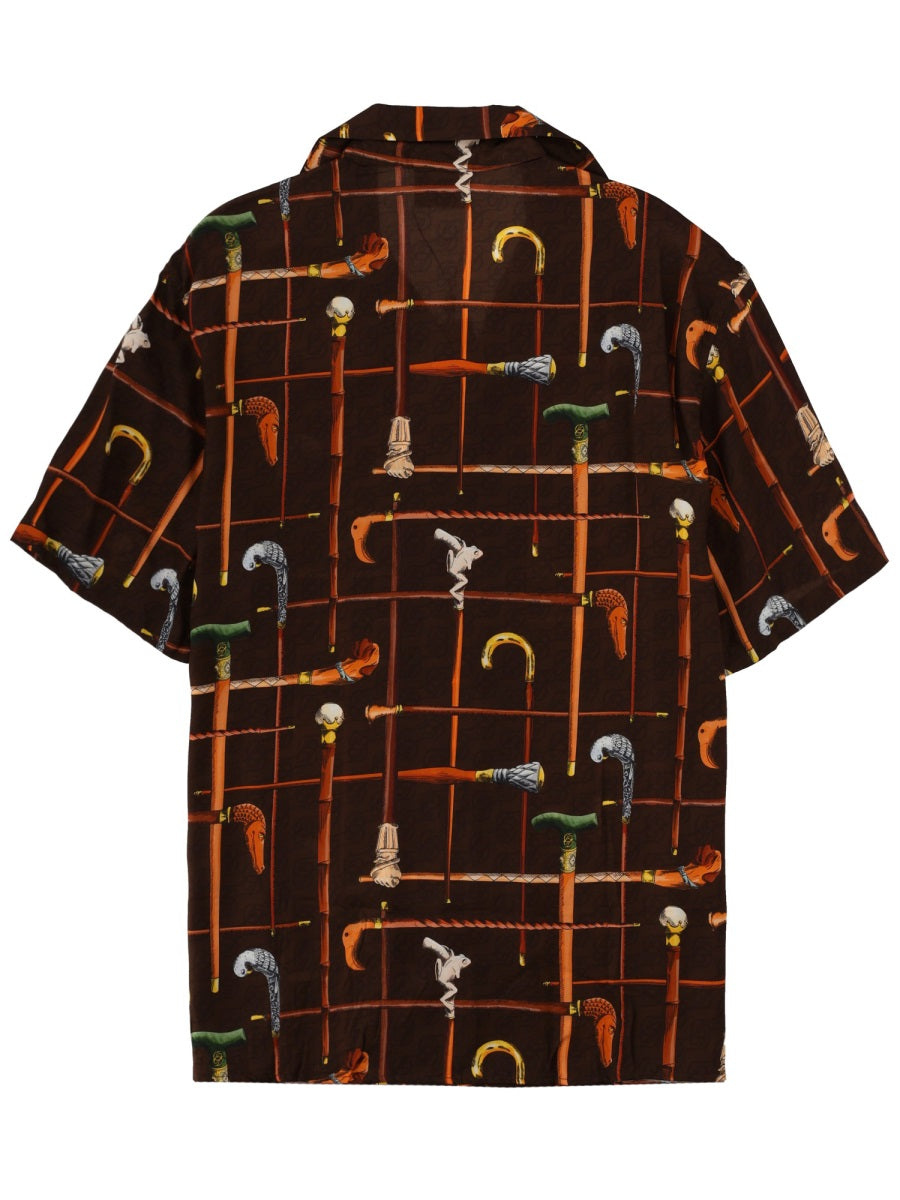 Drôle De Monsieur Camicia Con Stampa