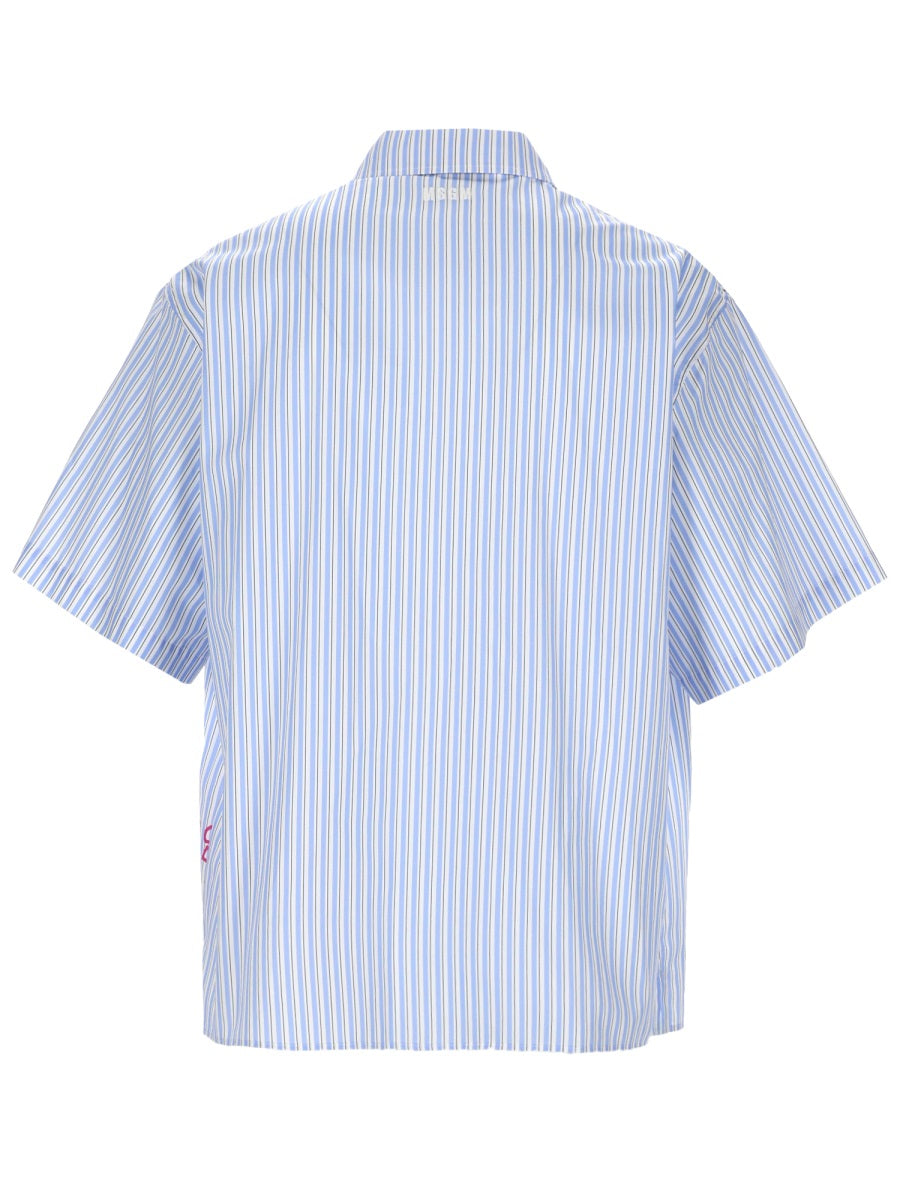 Msgm Camicia Con Stampa