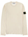 Stone Island Maglia In Cotone Con Patch Logo