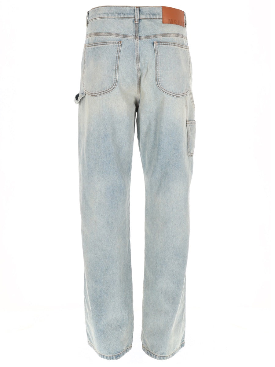 Msgm Jeans Con Logo