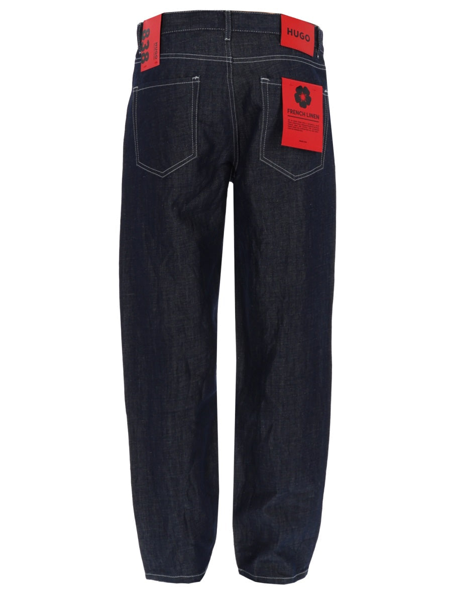 Hugo Jeans In Denim Di Cotone