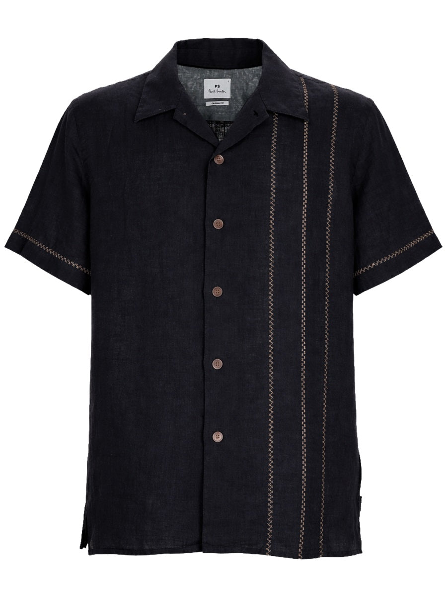 Ps By Paul Smith Camicia In Lino