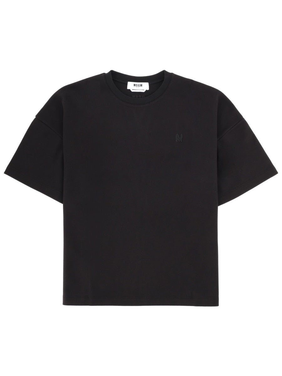 Msgm T Shirt In Cotone