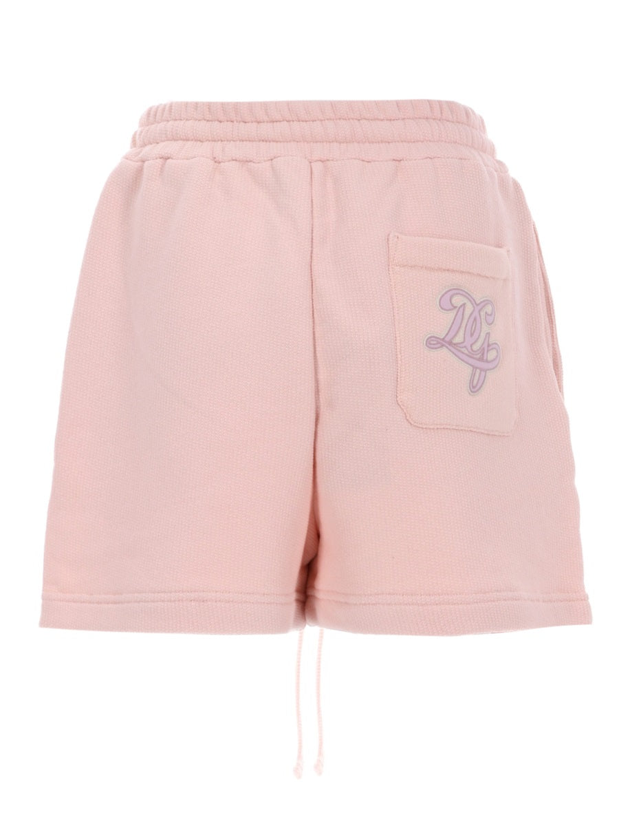 Dolce & Gabbana Shorts Con Logo E Coulisse